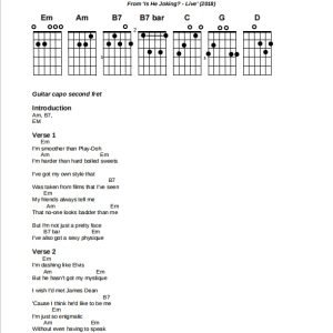 Chord Songbook - Faking Cool
